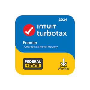 TurboTax Premier 2024 Tax Software, Federal & State Tax Return PC/MAC