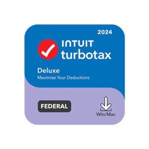 TurboTax Deluxe 2024 Tax Software, Federal Tax Return PC/MAC